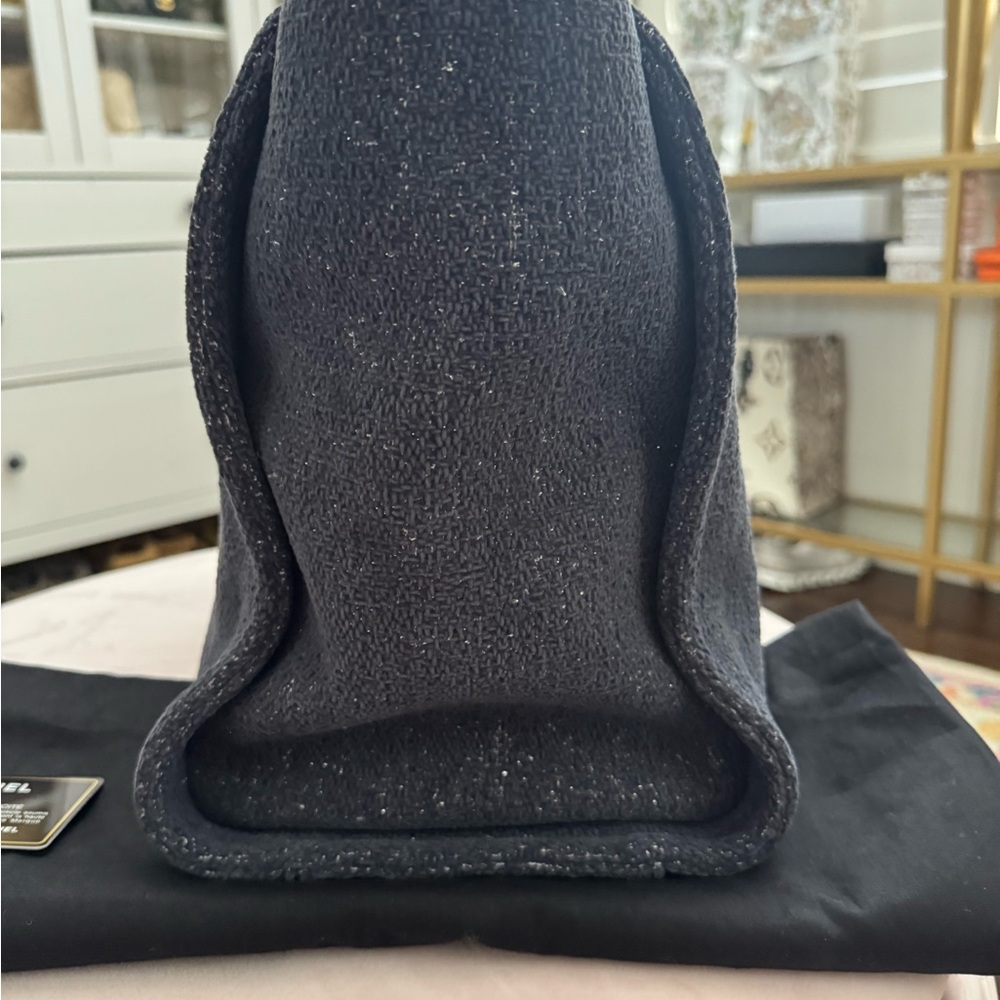 Chanel Large Deauville Grey Tote - Picture 3 of 7